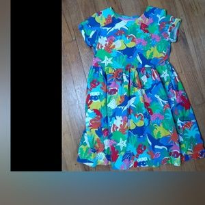 Mini Boden girls short sleeve dress size 9-10Y